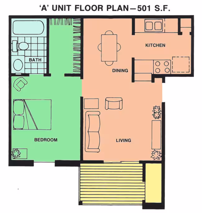 Unit 713 713 floor plan